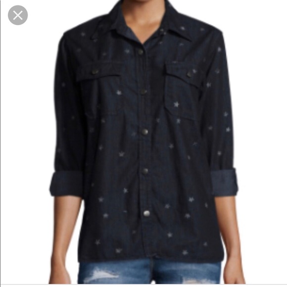 Current Elliot Denim Star Shirt Size 1 - Picture 7 of 7
